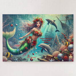 Weihnachten unter der Meerjungfrau Puzzle
