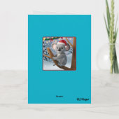 Weihnachten unter karte (Rückseite)