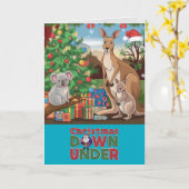 Weihnachten unter karte (Gelbe Blume)