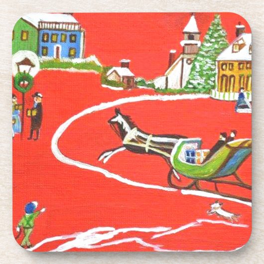 Weihnachten Untersetzer (Vorderseite)
