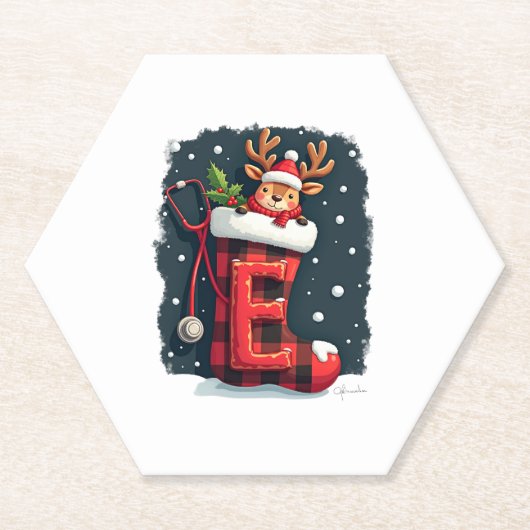 Weihnachten Untersetzer (Vorderseite)