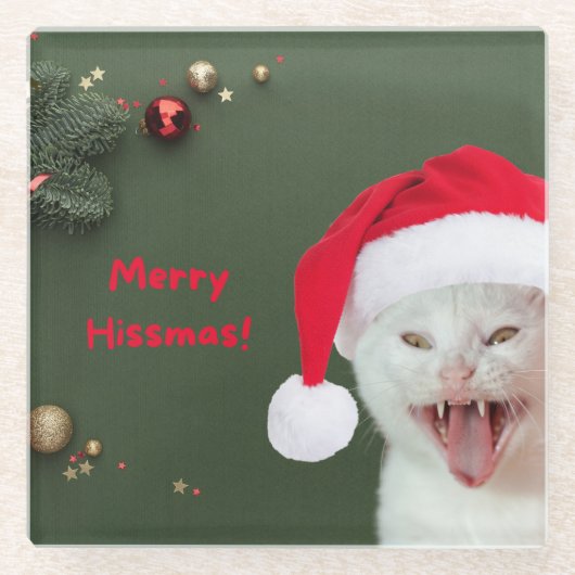 Weihnachten Untersetzer, frohe Weihnachtswünsche Glasuntersetzer (Vorderseite)