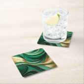 Weihnachten Untersetzer grün und Gold- (Vor Ort)