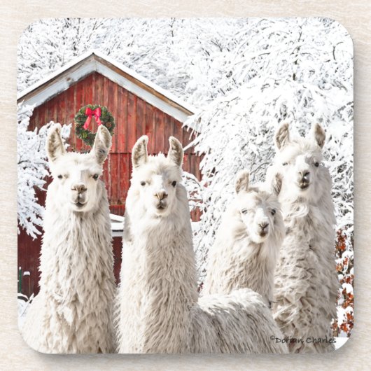 "Weihnachten!" Untersetzer Set (Vorderseite)