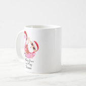 Weihnachten Urlaub am Strand Funny Kaffeetasse (Vorderseite Links)