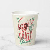 Weihnachten Urlaub Crazy Über Weihnachten Pappbecher (Rückseite)