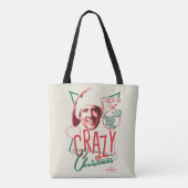 Weihnachten Urlaub Crazy Über Weihnachten Tasche (Rückseite)