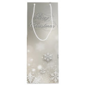 Weihnachten - Urlaub Elegante Geschenktüte Für Weinflaschen (Rückseite)