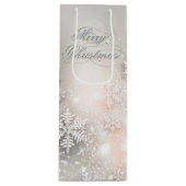 Weihnachten - Urlaub Elegante Geschenktüte Für Weinflaschen (Vorderseite)