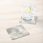 Weihnachten - Urlaub Elegante Rechteckiger Pappuntersetzer (Vor Ort)