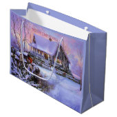 Weihnachten, Urlaub, Gewohnheit Große Geschenktüte (Vorderseite Schrägansicht)