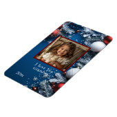 Weihnachten, Urlaub, ich Liebe dir Oma Magnet (Linke Seite)