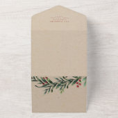 Weihnachten Urlaub im Foto All In One Einladung (Außenbereich)