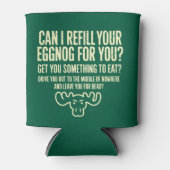 Weihnachten Urlaub Kann ich Ihr Eggnog für Sie wie Dosenkühler (Vorderseite)