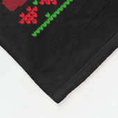 Weihnachten Urlaub vorbei und ich zeige Ihnen XMA Fleecedecke (Ecke)