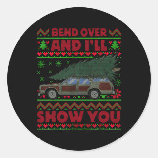 Weihnachten Urlaub vorbei und ich zeige Ihnen XMA Runder Aufkleber