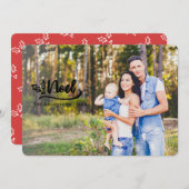 Weihnachten-Urlaubskarten Feiertagskarte (Vorne/Hinten)