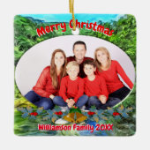 Weihnachten Vallarta Fluss South 0366 Keramikornament (Vorderseite)