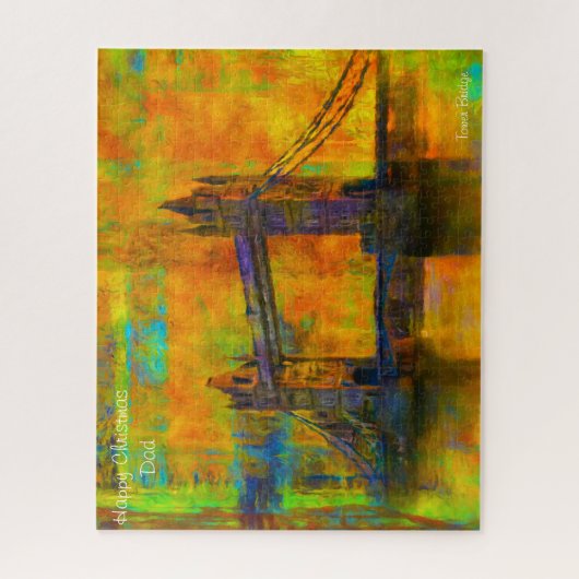 Weihnachten Vater. Puzzle (Vertikal)