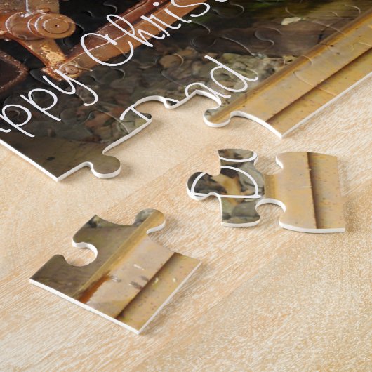 Weihnachten Vater. Puzzle (Seite)