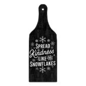 Weihnachten verbreitet Kindheit wie Schneeflocken  Schneidebrett (Vorderseite)