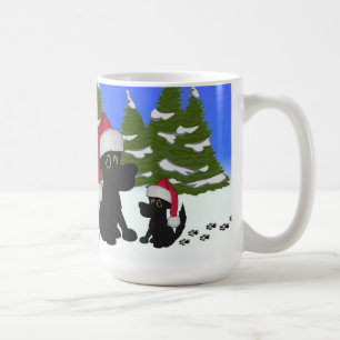 Weihnachten verfolgt Sankt-Tasse Kaffeetasse