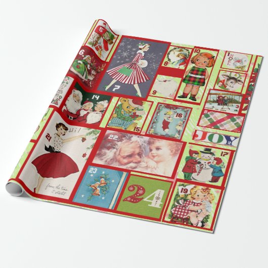 Weihnachten vergangene Geschenkpapier (Ungerollt)
