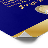 Weihnachten Vergiss mich nicht Gedicht anpassen Poster (Ecke)