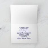 Weihnachten - vermisst Sie - trauriger Welpe (Innenseite)