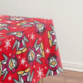 Weihnachten verpackt Pinguine Tischtuch Tischdecke (Beispiel)