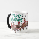 Weihnachten Verwandlungstasse (Vorderseite Links)