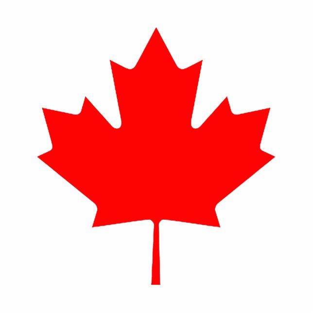 Weihnachten verziert Ahorn-Rot Fotoskulptur Ornament (Vorne)