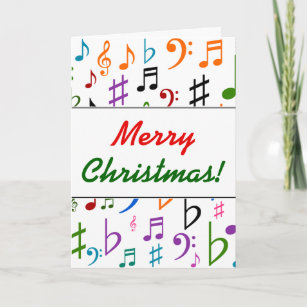 Weihnachten Musik Karten Zazzle De