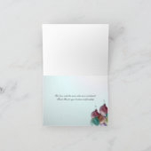 Weihnachten Vielen Dank Dankeskarte (Innenseite)