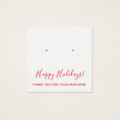 Weihnachten Vielen Dank, dass Sie Display Card erh (Vorderseite)