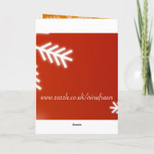 Weihnachten Vielen Dank - Zuckerrohr, Kerzen, heil (Rückseite)