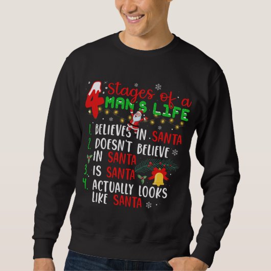 Weihnachten - Vier Bühnen des Lebens Sweatshirt (Vorderseite)