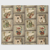 Weihnachten Vignettes zum Kunsthandwerk Geschenkpapier (Flach)