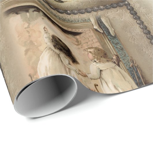 Weihnachten Vignettes zum Kunsthandwerk Geschenkpapier (Rolleneckpunkt)