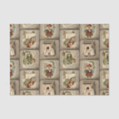 Weihnachten Vignettes zum Kunsthandwerk Seidenpapier (Vorderseite)