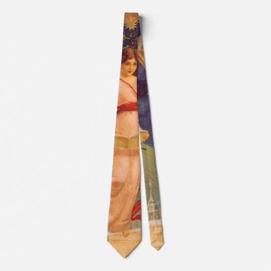 Weihnachten, Viktorianische Angel-LesebBibel Krawatte (Vorderseite)