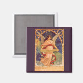 Weihnachten, Viktorianische Angel-LesebBibel Magnet (Vorderseite/Rückseite)