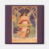 Weihnachten, Viktorianische Angel-LesebBibel Magnet (Vorne)