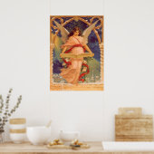 Weihnachten, Viktorianische Angel-LesebBibel Poster (Küche)