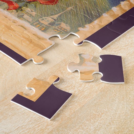 Weihnachten, Viktorianische Angel-LesebBibel Puzzle (Seite)