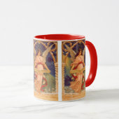 Weihnachten, Viktorianische Angel-LesebBibel Tasse (VorderseiteRechts)