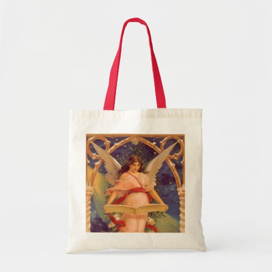 Weihnachten, Viktorianische Angel-LesebBibel Tragetasche (Vorne)