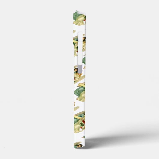 Weihnachten, Viktorianische Engel Case-Mate iPhone Hülle (Rückseite / Links)