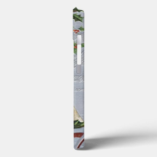 Weihnachten, Viktorianische Engel im Segelboot Case-Mate iPhone Hülle (Rückseite / Links)