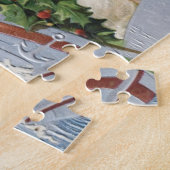 Weihnachten, Viktorianische Engel im Segelboot Puzzle (Seite)